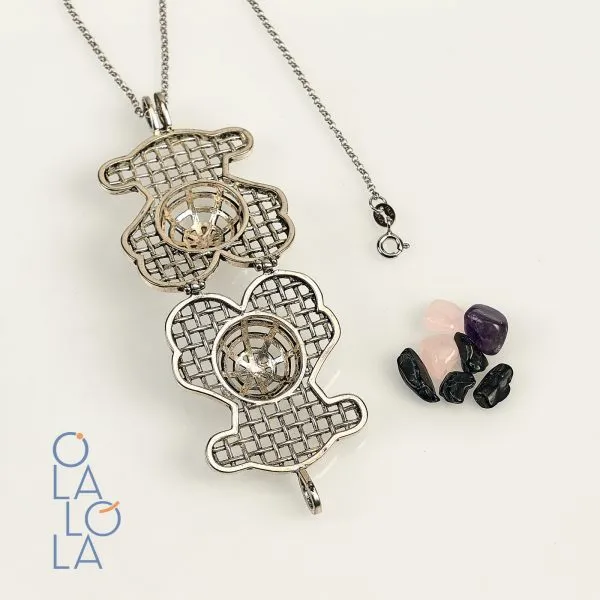 Collar porta piedras Bear