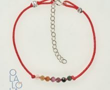 Pulsera hilo rojo Turmalina